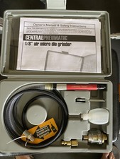 Central Pneumatic 1/8" air micro die grinder in original box never used
