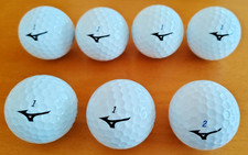 Mizuno RB Tour / Tour X Golf Balls, 7 Golf Balls White Color / Mint Condition