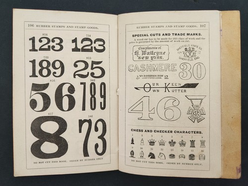 1880s antique MORGAN CROSSMAN & & Co CATALOG springfield ma Rubber Stamps - Picture 15 of 20