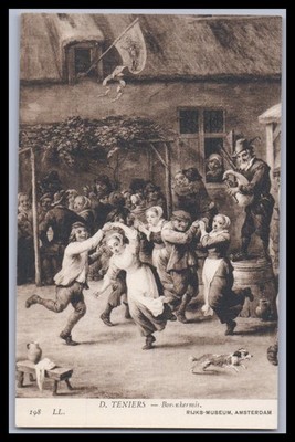 Postcard Art / David Teniers - A Feast in the Village