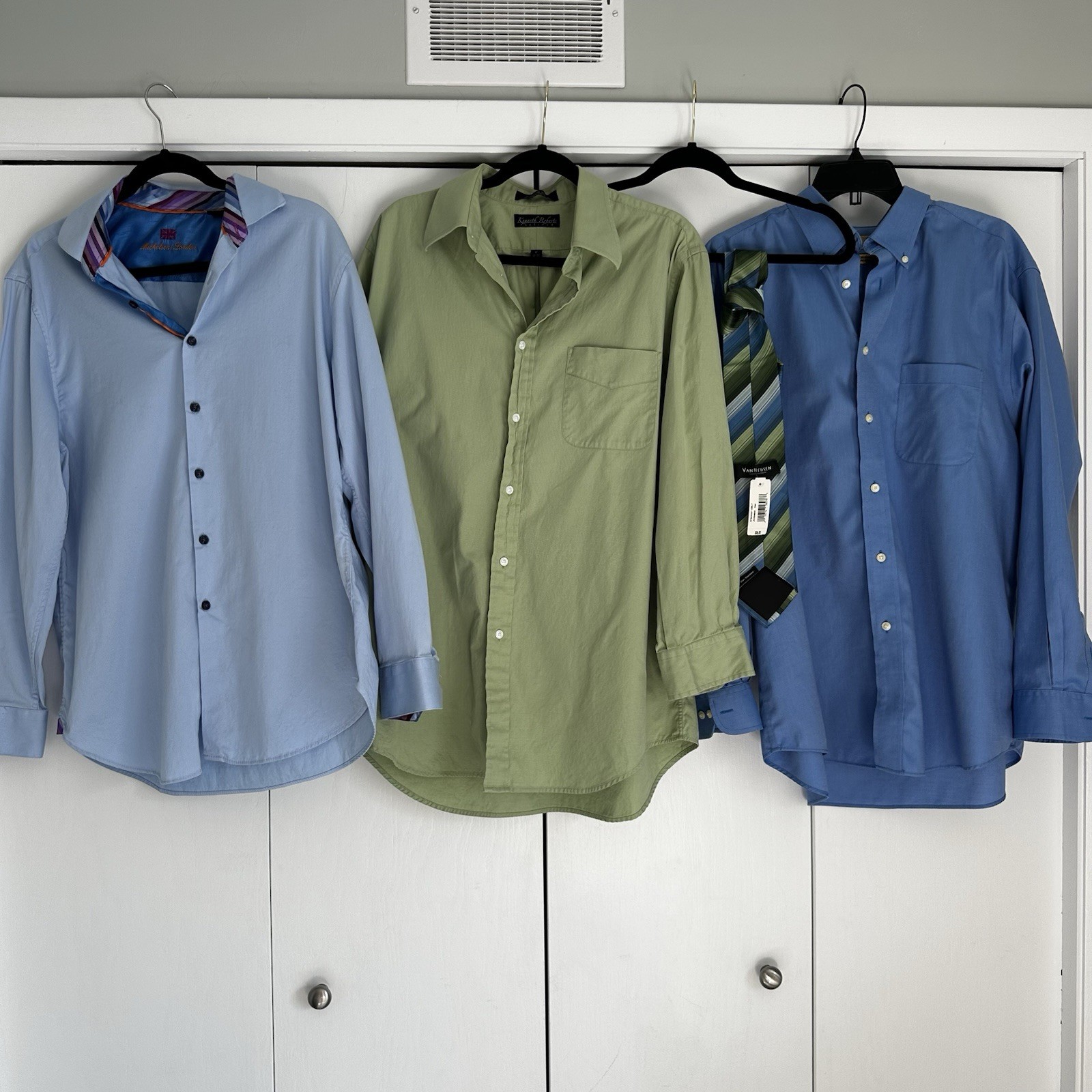 Michelsons, Kenneth Roberts, Roundtree & Yorke Men's Shirts & NWT Tie, 17 32/33 image 3