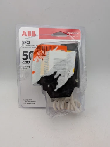 ABB (GE) THQL2150GFT2A 50Amp 2-Pole GFCI Breaker - Open Box