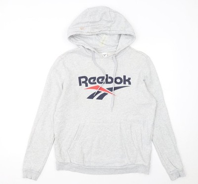 Grauer Pullover Hoodie Damen UK Größe S Reebok