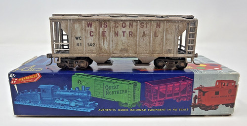 Tolva cubierta Walthers MDC HO Wisconsin Central 35' #81142 resistente a la intemperie con caja | Condition: Used