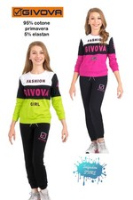 Image of Complete Girl's Tracksuit Underwear in Light Cotton Spring GIVOVA 8/16 Years