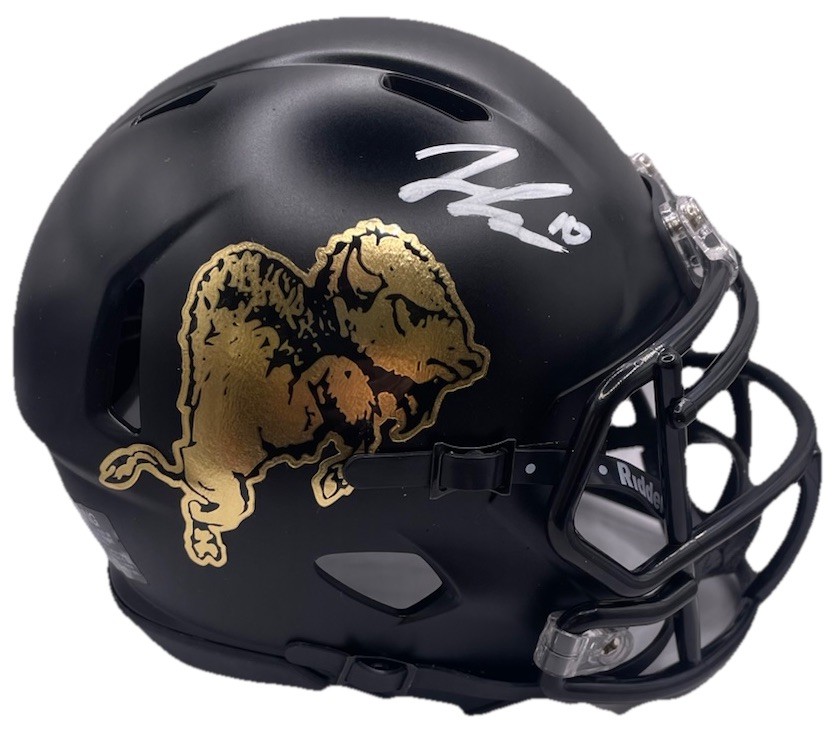 JULIAN JUJU LEWIS SIGNED AUTOGRAPHED COLORADO BUFFALOES MINI HELMET PSA/DNA 