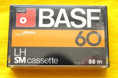 1x BASF LH 60 SM Cassette Tape 1977-1979 + OVP + SEALED +