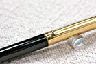 SHEAFFER SENTINEL USA MADE BALLPOINT PEN   BLACK BARREL GOLD CAP — photo 4