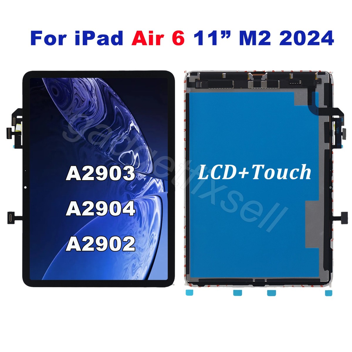 US For iPad Air 6 11” M2 2024 6th Gen A2903 A2904 A2902 LCD