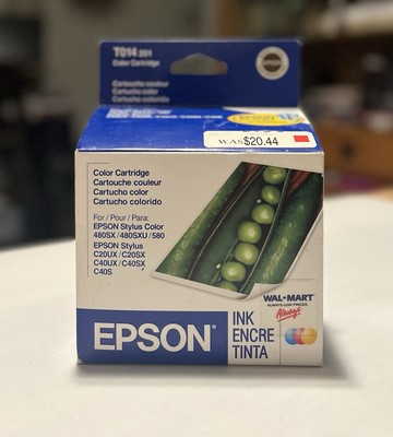 EPSON T014 Color Ink 201 Stylus Inkjet PC MAC Printer Original Sealed 