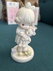 2 precious moments 1993 Members Only Figurines “loving” & “ His Little Treasure” — photo 2