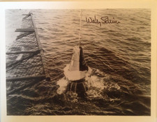 Astronaut Wally Schirra Signed NASA Mercury-Atlas 8 Mission Landing Photograph