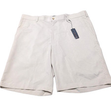 Peter Millar Crown Sport Salem Performance Shorts Mens 38 Khaki Pincord NEW NWT