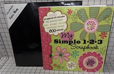 Colorbok Black Fabric Post Bound Scrapbooking Album 10 Sheets 12"x12" Brand New