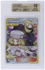 2019 Pokemon Sun and Moon Alter Genesis Japanese Caitlin/Cynthia #106 BGS 10