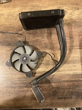 Corsair Liquid CPU Cooler Black Gray 120mm Fan with Radiator