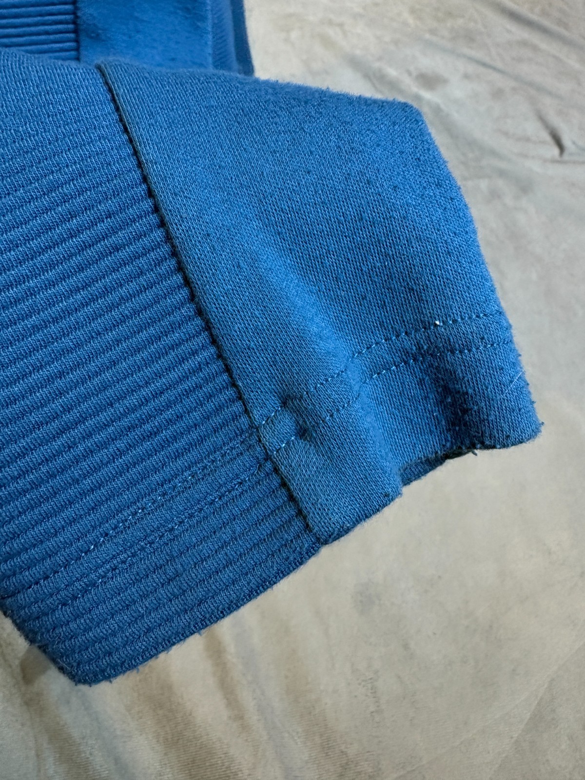 Straight Down Broadmoor Blue Pullover Womens 1/4 … - image 7