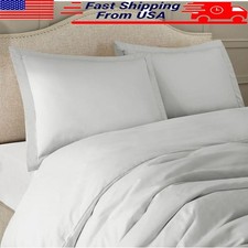 Ultra Soft Microfiber Duvet Cover Set California King 3 Piece Machine Washable