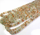 Multi Disco Sunstone Beads 16 Inch Natural Confetti Faceted Rondelle Beads 5.5mm