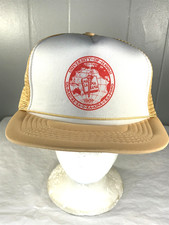 Vintage University Of Hawaii Rainbow Warriors Trucker Hat Snapback White