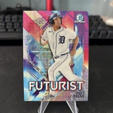Riley Greene 2021 Bowman Chrome Futurist Mojo Refractor FUT-RG Detroit Tigers