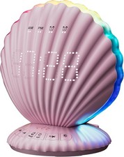 Loud Alarm Clock for Heavy Sleepers - Portable Bluetooth Speaker with White Nois