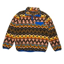 Patagonia Lightweight Synchilla Snap-T Pullover Women's XS Aztec Granola