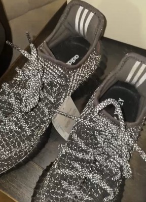 100% AUTHENTIC adidas Yeezy Boost 350 V2 Static Black Reflective Men's Sneaker