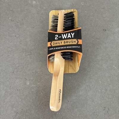Annie 2 Way Daily Brush 100% & Reinforced Boar Bristle #2092 | New FAST SHIP!
