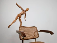 Mid Century Wooden Articulated Artist Mannequin
