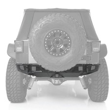 Smittybilt 76732 Stryker Rear Bumper - Textured Black For 07-18 Jeep Wrangler Jk