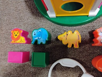 Vintage Chicco Peek-A-Babe Peekaboo Gazoobo Zoo House Shape Sorter