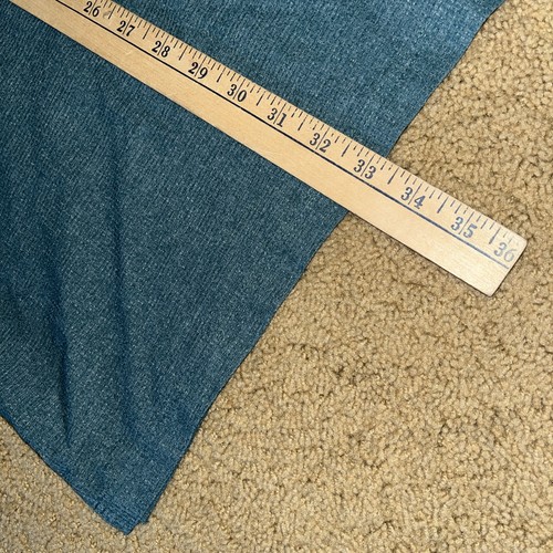 Croft & Barrow Quick Dry Shirt Mens XXLT(2XL Tall) Heather Blue Button Up Vented - Picture 9 of 12