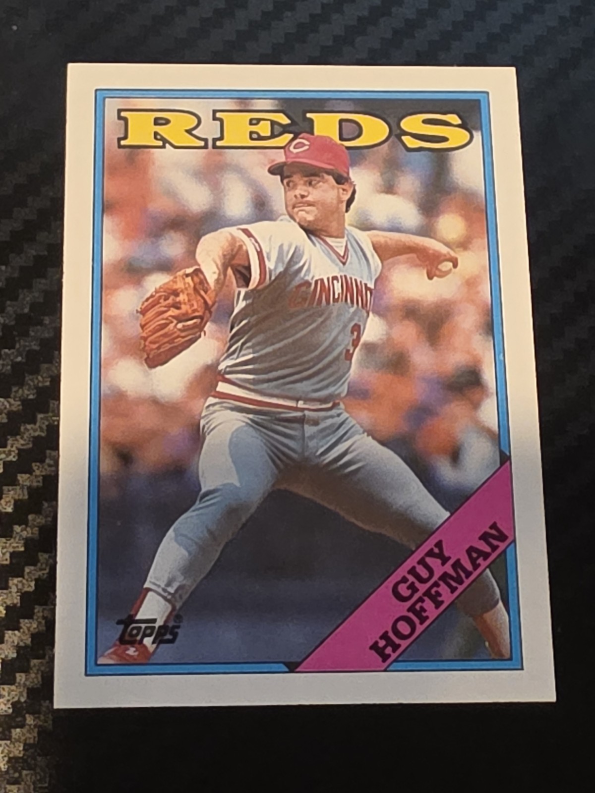 1988 Topps - Guy Hoffman #496 Cincinnati Reds 