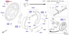 Tambour de frein Nissan NAVARA