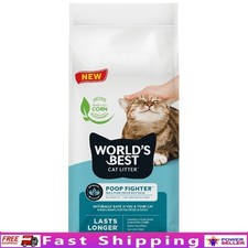 Natural Cat Litter Poop Fighter Odor Defense Quick Clumping Dust Free 28lb New