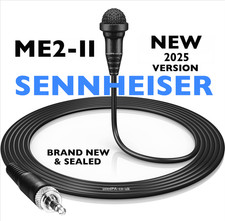 NEW Sennheiser ME2-II Omni-Directional Lavalier Clip-On Microphone AVX G3 G4 EW