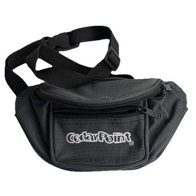 Deadstock Vtg 90s Spell Out Cedar Point Amusement Park Fanny Packet Waist Bag