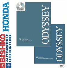 2007-2009 Honda Odyssey Factory Shop Service Manual Cd 2007-2009 Honda Odyssey Factory Shop Service Manual Cd