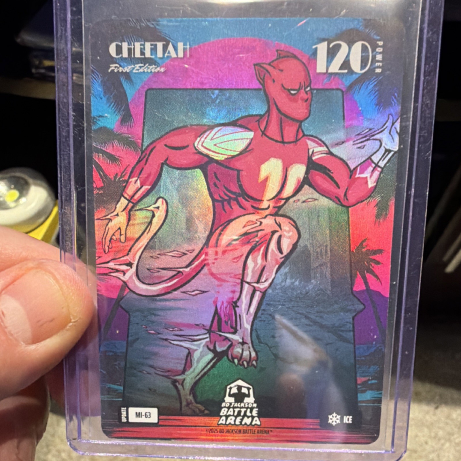 Bo Jackson Battle Arena Cheetah First Edition Miami Vice Card MI-63 120 Power