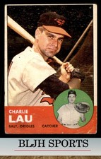 1963 Topps #41 Charlie Lau Baltimore Orioles (E)
