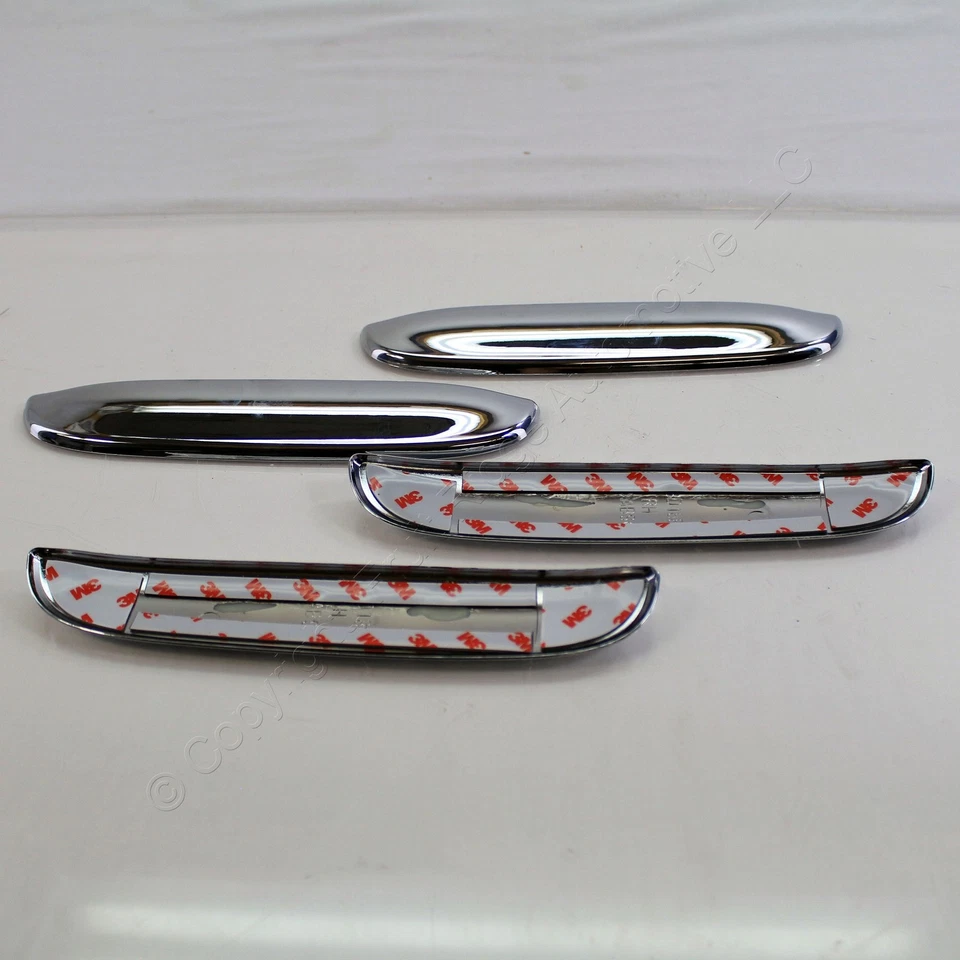 Juego completo de 4 cubiertas de manija de puerta cromadas Putco para Chevy Trailblazer 2006-2009 Foto 3 de 4