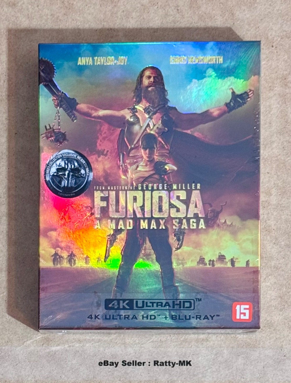 FURIOSA: A MAD MAX SAGA - WEET COLLECTION 4K + BLU RAY STEELBOOK - NEW (A2)