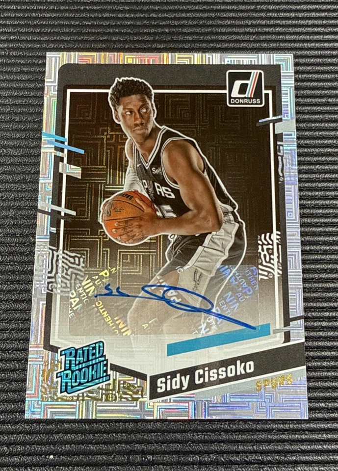2023-24 Panini Donruss Rated Rookie Choice Signatures Sidy Cissoko #276 Auto RC - Image 3 of 3