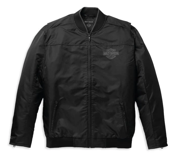 Giacca Moto Harley Davidson Donna Nera Taglia XL - Pelle E Poliestere - Usata Ottimo Stato