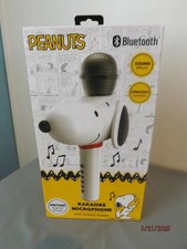 Peanuts Snoopy Bluetooth Karaoke Microphone NEW