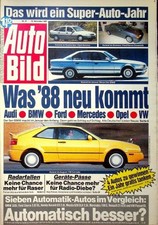 1) Auto Bild 47/1987 - BMW 320i Automatik mit 129P - Mercedes 190 E Automatik mi