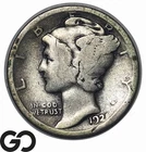1921 Mercury Dime — photo from another recent sale