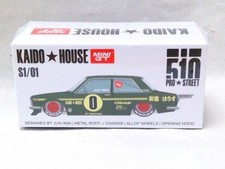 (SQ1762) Unopened KAIDO HOUSE MINI GT DATSUN 510 PRO STREET OG Green KHMG001