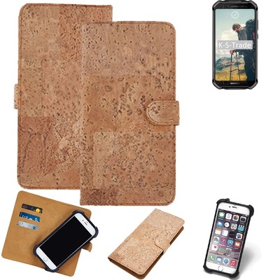 FÜR Doogee S40 Lite HÜLLE TASCHE KORK CORK ETTUI SCHUTZ COVER